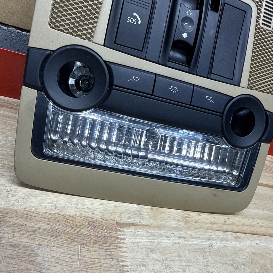 2008-2014 BMW X5 E70 - Dome Map Light Sun Roof Switch 9225941 Tan Foto 2 de 4