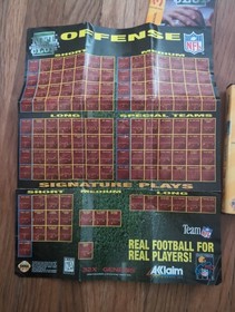 NFL Quarterback Club (Sega 32X, 1995) Complete CiB Great Condition
