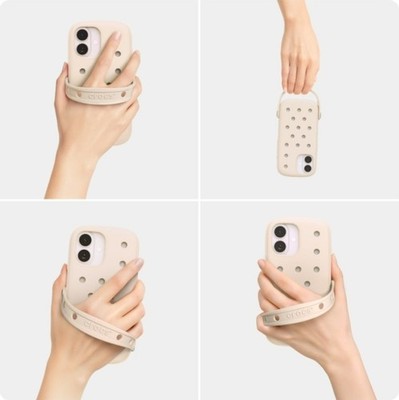 i Phone 16 Crocs Case 5 colors Black / Bone / Pink / Mint / Blue