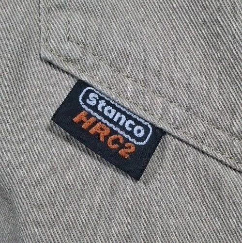 Stanco Westex Endura Ultra Suave FR Bronceado HRC2 Camisa Abotonada Mediana US7412TN Foto 3 de 4