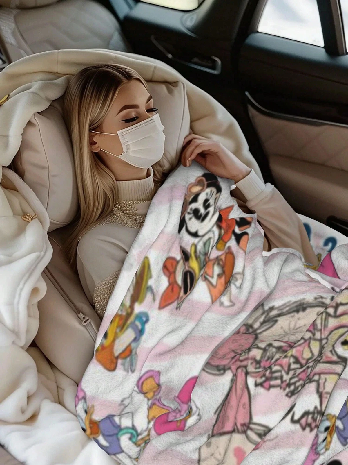 Disney  Mickey And His Friends Super Fleece Blanket Decor Home