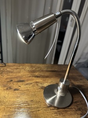IKEA Tischlampe 4OW Silber Top Zustand