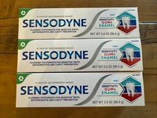 Toothpaste for Sensitivity Gum Care Enamel Protection Mint Flavor 3 Pack Exp1/27