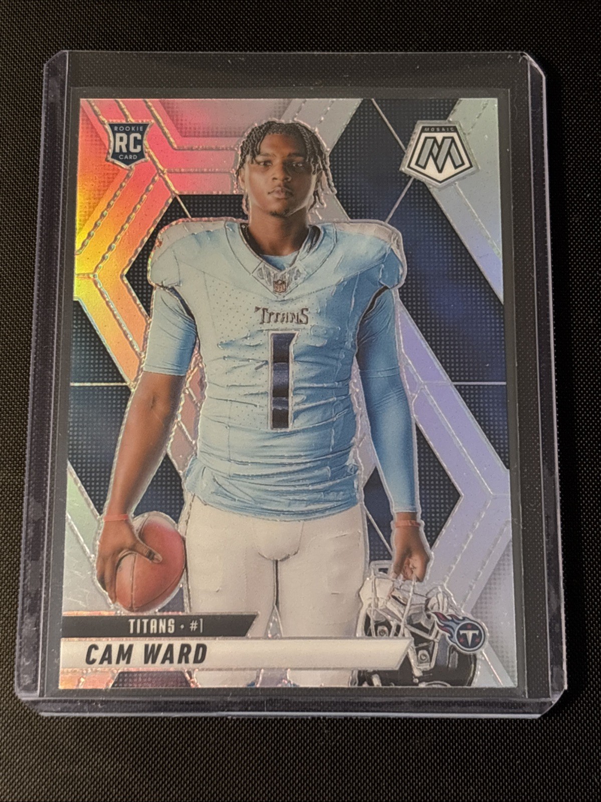 2025 Panini Mosaic CAM WARD RC Rookie Silver PRIZM #272 Titans