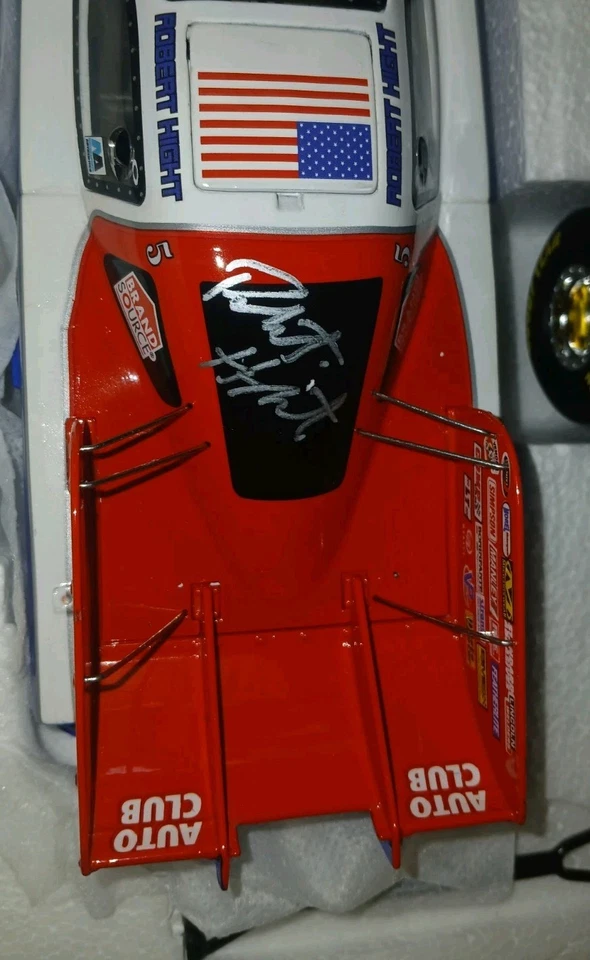 Robert Hight #5 AAA Auto Club Southern California 2006 firmado 1:24 F/C (sin usar, en caja) Foto 4 de 4