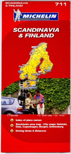 Scandinavia & Finland Map by Michelin [Multi Language] [VG+] 2006