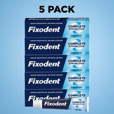 Fixodent Original Complete Denture Adhesive Strong Hold Denture Cream 70g, 47g