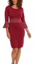 NWT LONDON TIMES SWEATER DRESS SIZE M