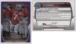 2022 Bowman U Chrome Purple Refractor /399 CJ Stroud #100