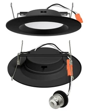 Lighting Recessed Light Fixtures - IXD 5-in & 6-in Recessed LED Ceiling Light...