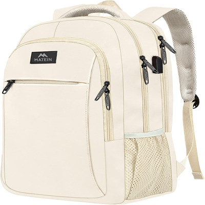 MATEIN Laptop Rucksack Damen 15,6 Zoll Notebook Arbeitsrucksack Elegant mit USB
