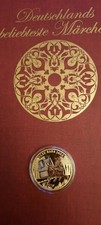 Medaille Münze Märchen Hexe Baba Jaga   Piedfort 40 mm 43 g PP