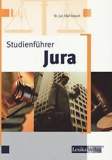 Studienführer Jura by Grosch, Olaf | Book | condition good