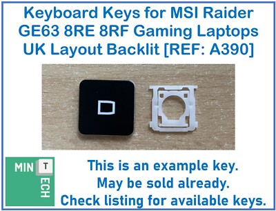 Tastatur Ersatz Tasten für MSI Raider GE63 8RE/8FR Gaming Laptops UK Hintergrundbeleuchtung