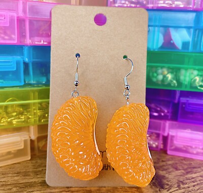Mandarinen Ohrringe Nice Neu Angebot Geschenkidee Schmuck Auffallend Schön