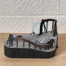 Motorised Oblivion Model Roller Coaster Desk Top |Alton Towers|