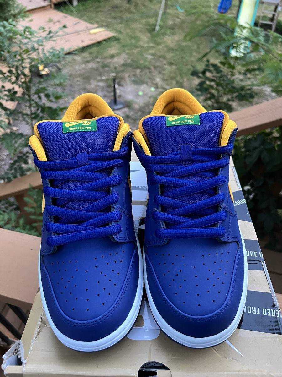 Nike SB Dunk Low Royal Blue Midas Gold Green DS Size 11