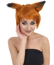 Adult Brown Short Wig for Cosplay Zootopia Nick Wilde Halloween Party HW-1414