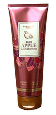 1 BATH  BODY WORKS RUBY APPLE ROSEWOOD 24H MOISTURE BODY CREAM 8 OZ ULTRA SHEA