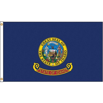 ANNIN FLAGMAKERS 141370 Idaho Flag,4x6 Ft,Nylon 5JFG9