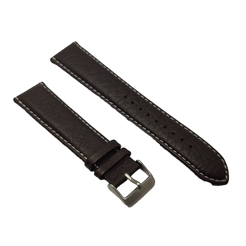 Carvelle by Bulova black basket weave band leather women display picture 1