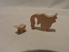 Goose with Gosling Monkey Puzzle Made in England Natural Wood with Box — photo 3