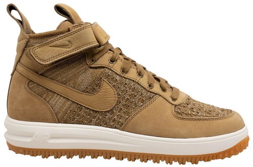 Nike Lunar Flyknit Chukka Parachute Gold Sz 9.5 554969-080 