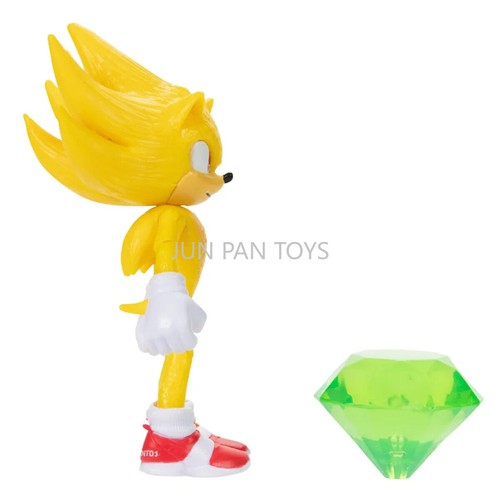 Jakks Pacific Sonic The Hedgendg 2 Super Sonic Articulated Action Figure Boy Toy - Picture 4 of 6