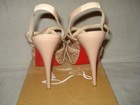 100% AUTH NEW WOMEN LOUBOUTIN NUDE BALADEUSE 120 PATENT HEELS/PUMPS US 8.5 — photo 8
