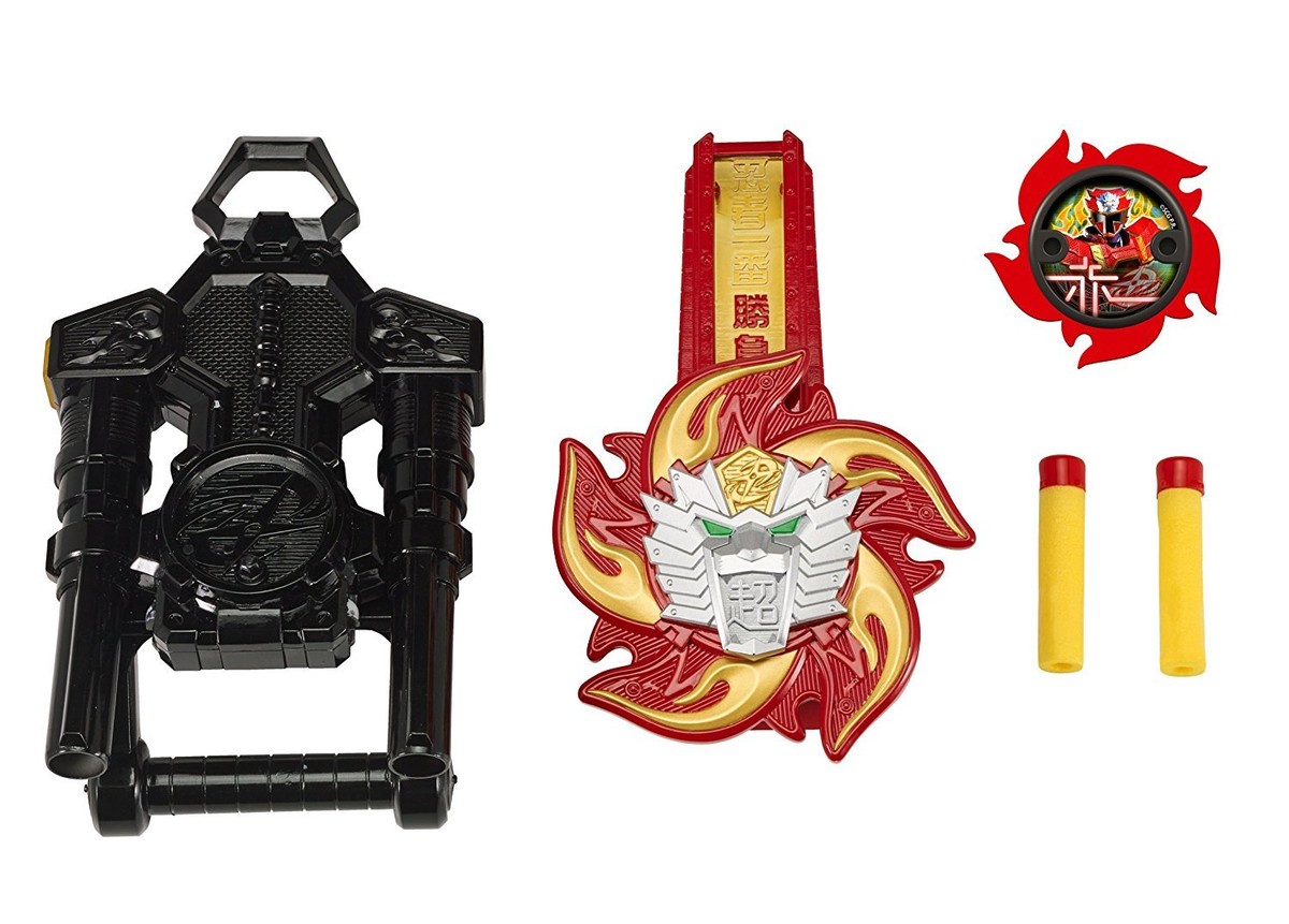 POWER RANGERS SUPER NINJA STEEL LION FIRE MORPHER DX BATTLE