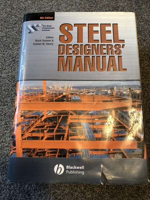 Steel Designers Manual By Steel Construction I Hardback 2003 - 