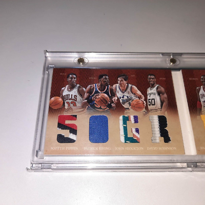 2012-13 Panini Preferred - 50 Greats Material Booklet David