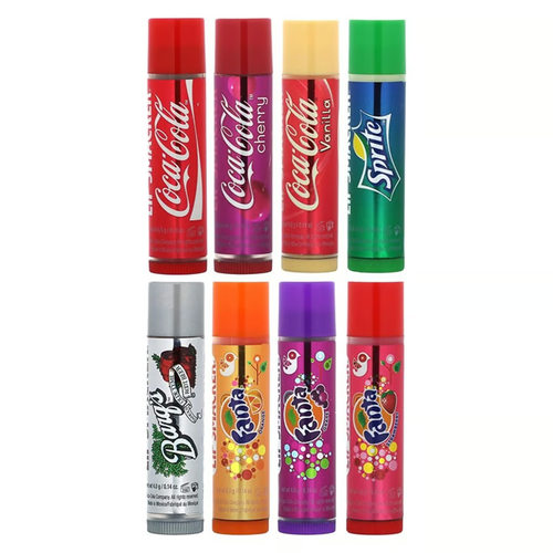 Coco-Cola Lip Smackers 8 Count COKE Themed Lip Balm New in Sealed Pack - Picture 7 of 11
