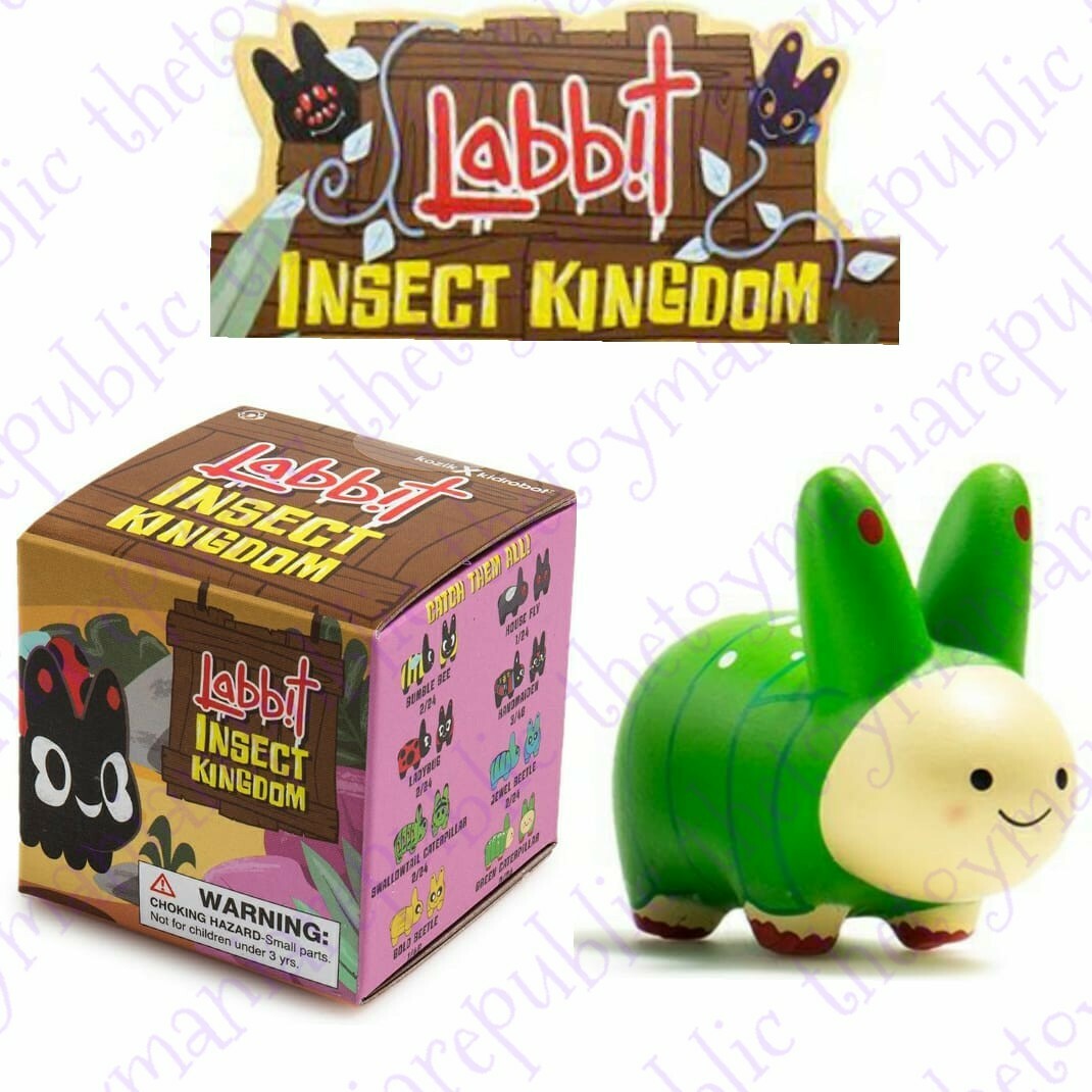 Full Set of 16 - Kidrobot Kozik Labbit Insect Kingdom Vinyl Mini