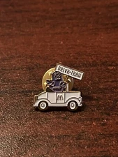 McDonald's Mascot Grimace Drive-Thru Employee Lapel Hat Pin