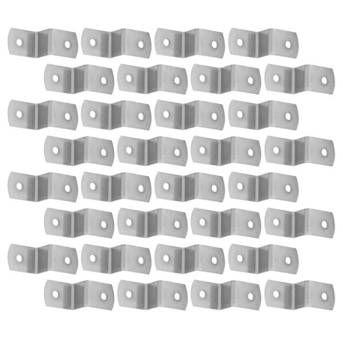 50pcs Picture Frame Clips Table Tops Fasteners Z Clips Canvas Offset Clips for - Picture 10 of 12