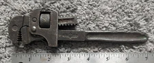 VTG STILLSON PIPE WRENCH 8" ERIE USA PLUMBING TOOL WORKS STEEL SERRATED JAW