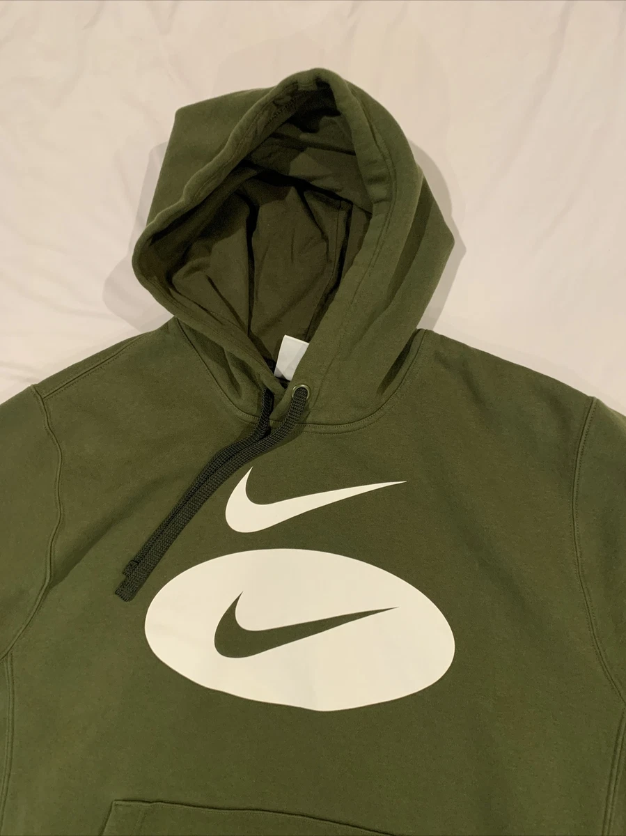 Green nike hoodie mens sale