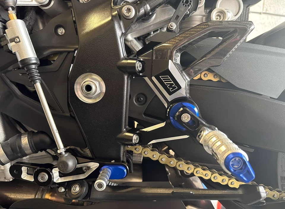 Adjustable Racing Rear Set Rearset Footpeg Footrest for BMW M1000R S1000R 23-24 - Imagen 3 de 4