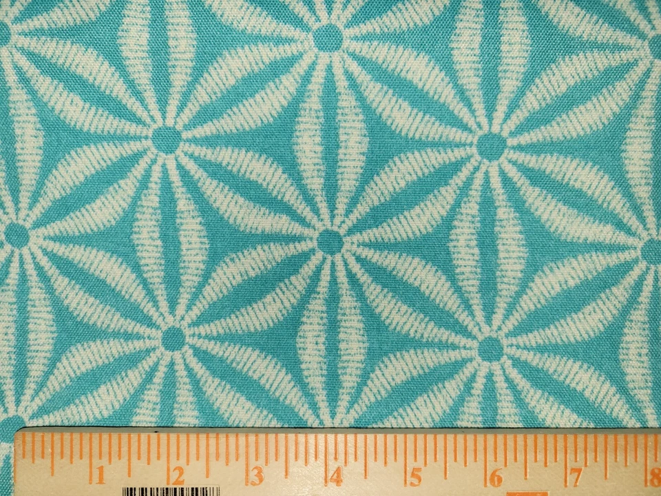 6 Yardas Tommy Bahama Star Batik en Caribe 54" Ancho 100% Poliéster Exterior Verde azulado Foto 2 de 2