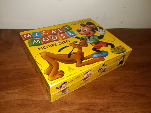 Vintage Disney MICKEY MOUSE PICTURE CUBES Made in West Germany COMPLETE! - Bild 3 von 5