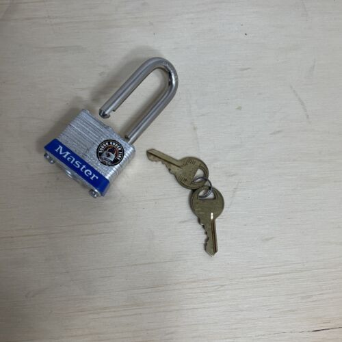 Master Lock n. Lucchetto 3 Acciaio Laminato con 2 Chiavi - Catena 2