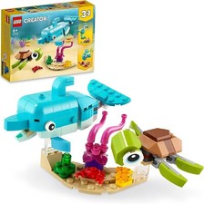 LEGO 31128 - CREATOR 3in1 - Delfino e tartaruga - Nuovo Sigillato
