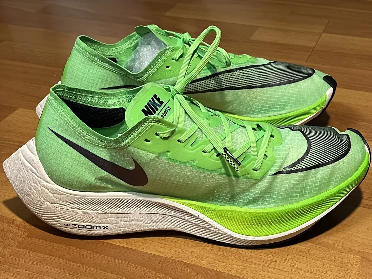 Nike zoomx vaporfly next green sales