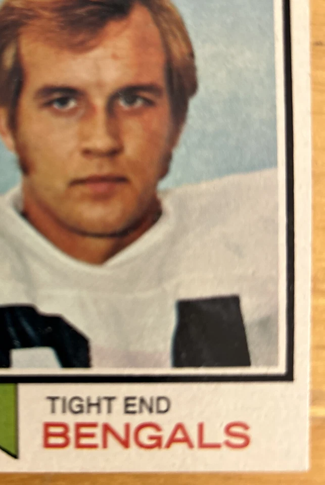 1973 Topps Bob Trumpy Football Card #7 Bengals Edge Wear, Corner Dings, Good - Image 4 of 4