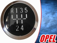 Für OPEL VECTRA C SIGNUM ZAFIRA B SCHALTKNOPF SCHALTKNAUF KAPPE EMBLEM ABDECKUNG