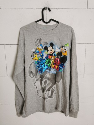 Disneyland Resort by Hanes Damen Tshirt Baumwolle Grau M AF016