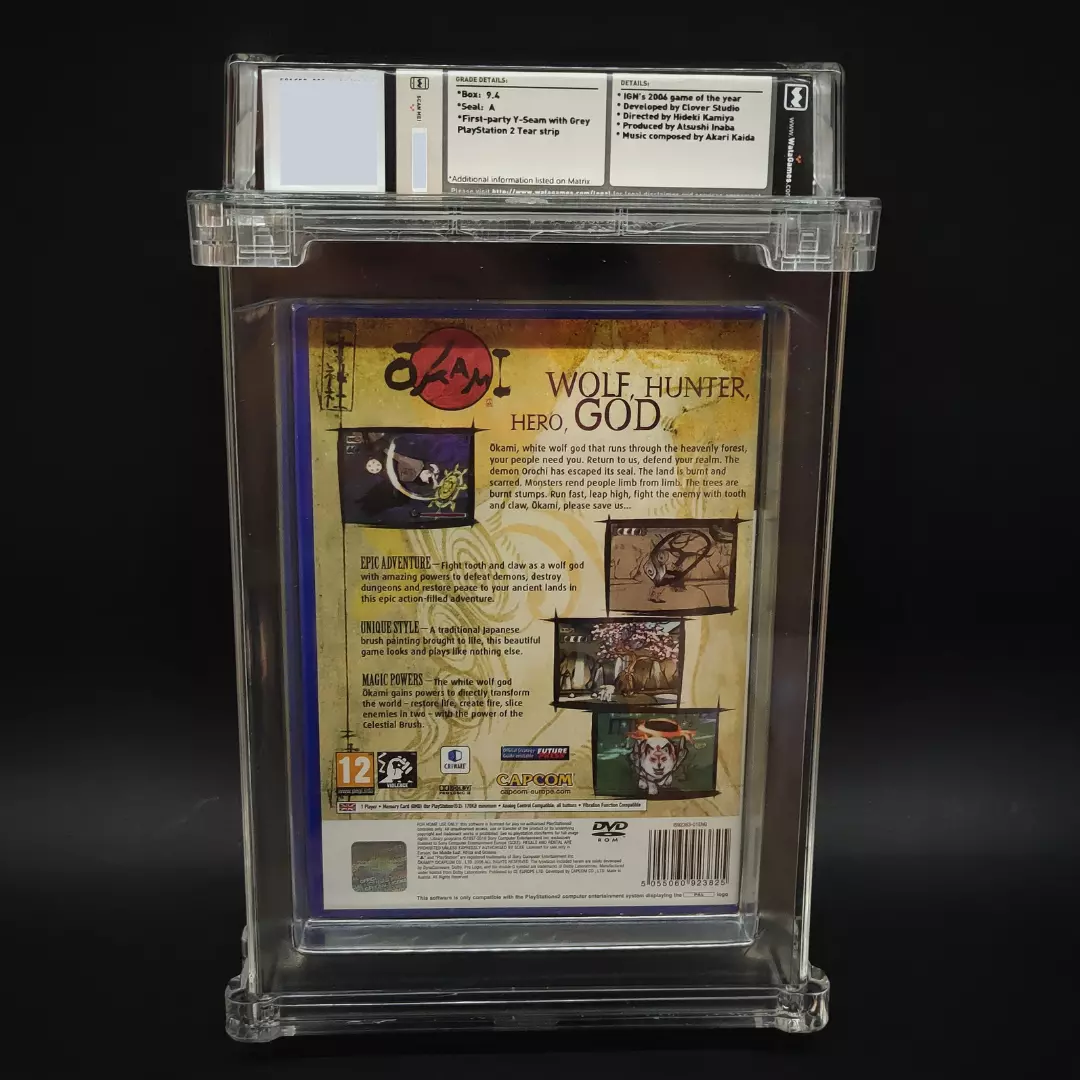 Wooden Okami Playstation 2 / PS2 Cartridge 