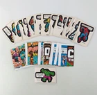 1976 Topps Marvel Super Heroes Sticker Cards YOU CHOOSE PICK 1 of 40, Checklist