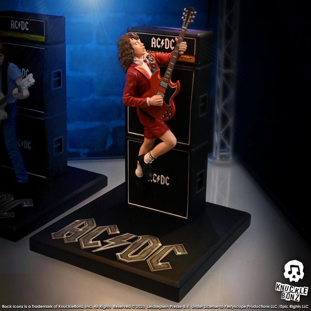 AC/DC STATUE ROCK ICONZ ANGUS YOUNG III 25 cm KNUCKLEBONZ | eBay